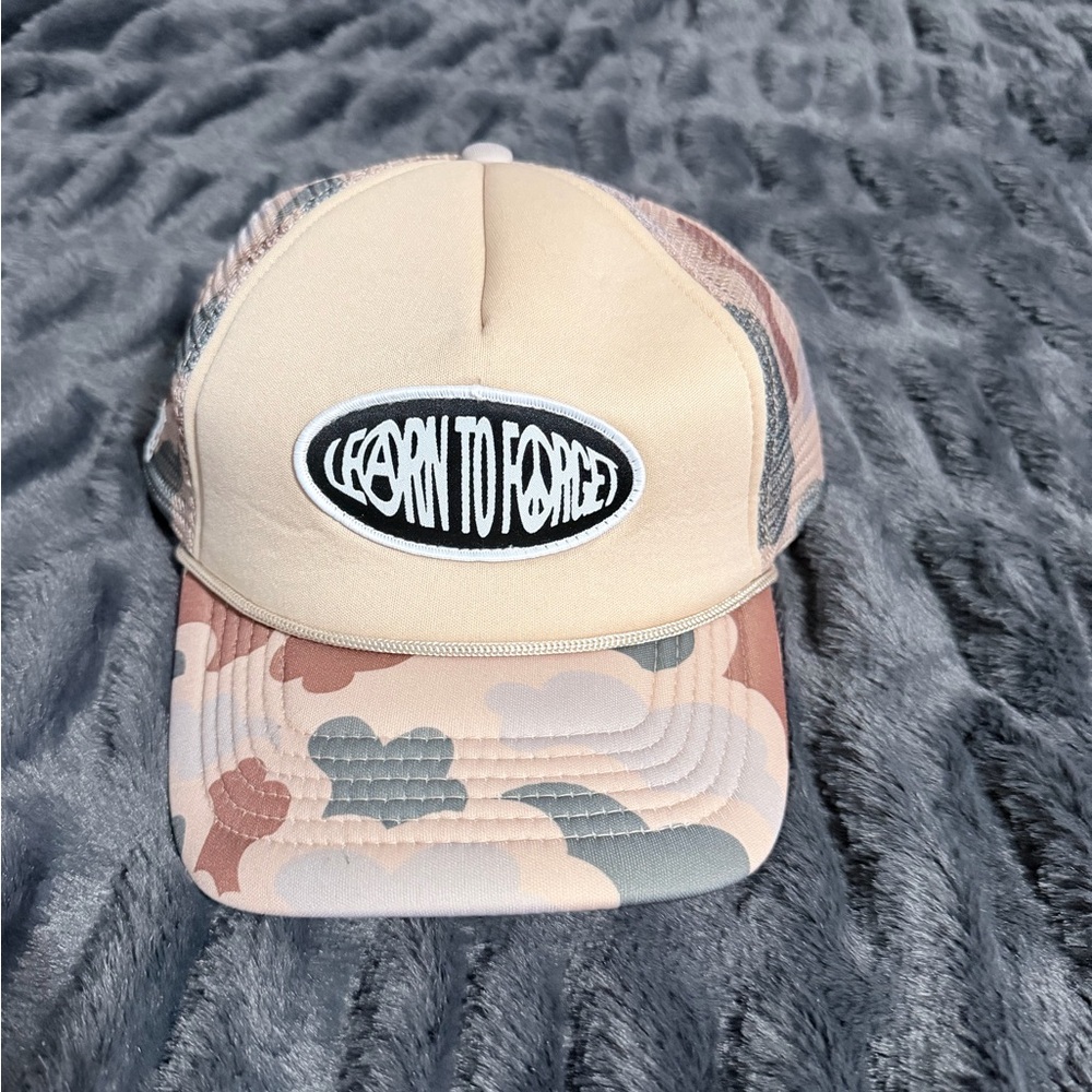 Camouflage Trucker Hat with Patch